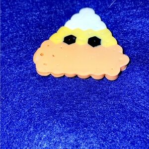 Candy Corn Shaped hand made trinket!